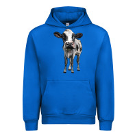 Cobalt holstein cow Urban Hoodie - BarkalooDesign