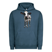 Pigment Midnight Navy holstein cow Urban Hoodie - BarkalooDesign