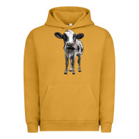 Pigment Peanut Butter holstein cow Urban Hoodie - BarkalooDesign