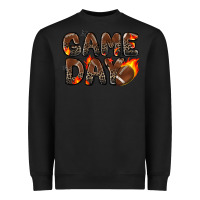 Black game day football leopard Heavyweight Sweatshirt - Zillion Design Studio