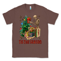 Chestnut Skeleton tis the season Classic Tee - FaDigitalArtStudio