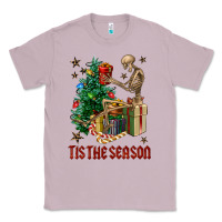 Lilac Skeleton tis the season Classic Tee - FaDigitalArtStudio