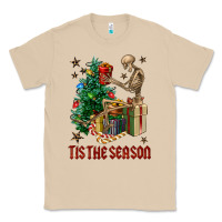 Mushroom Skeleton tis the season Classic Tee - FaDigitalArtStudio