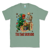 Sage Skeleton tis the season Classic Tee - FaDigitalArtStudio