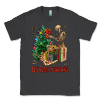 Smoke Skeleton tis the season Classic Tee - FaDigitalArtStudio