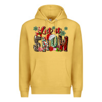 Antique Gold let it snow Premium Hoodie - MaliasSmallBusiness