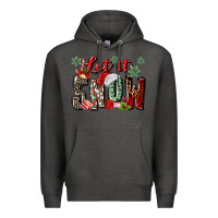 Charcoal Heather let it snow Premium Hoodie - MaliasSmallBusiness