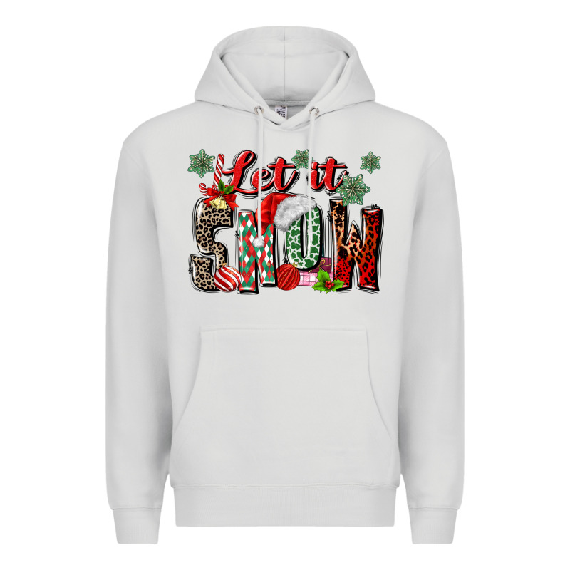 Let It Snow Premium Hoodie by MaliasSmallBusiness | Teevron