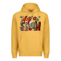 Mustard let it snow Premium Hoodie - MaliasSmallBusiness