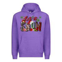 Purple let it snow Premium Hoodie - MaliasSmallBusiness
