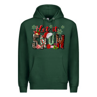 Sports Green let it snow Premium Hoodie - MaliasSmallBusiness