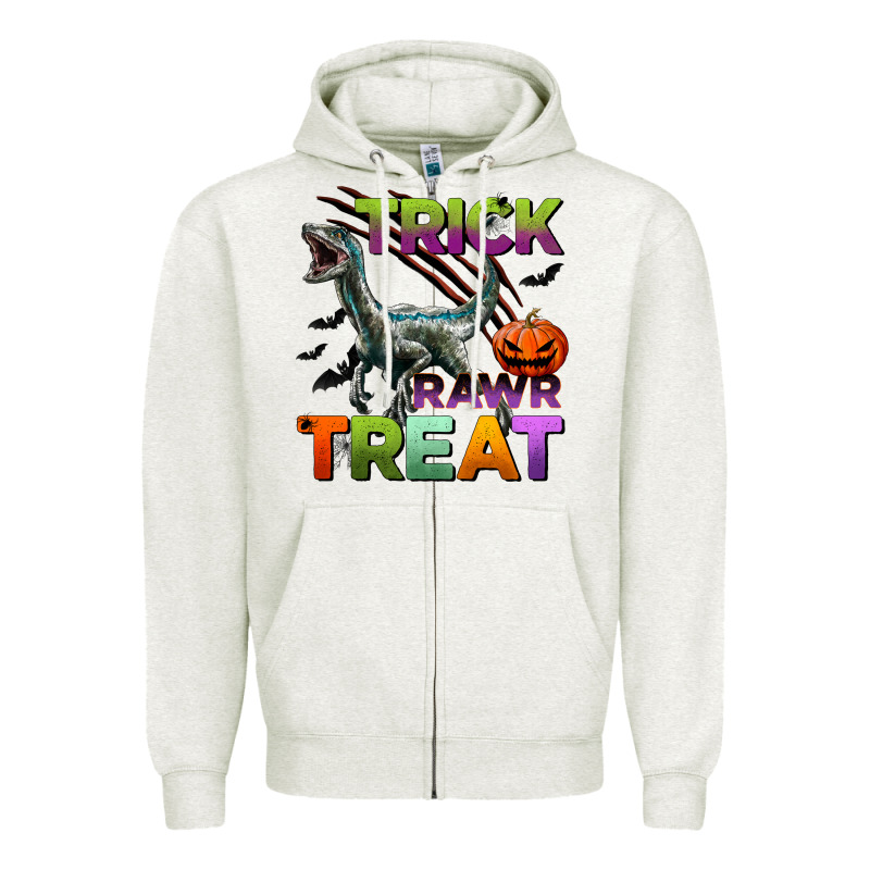 Trick Rawr Treat Zipper Hoodie by BundleAndBundleShop | Teevron