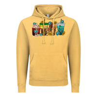 Vintage Mustard western rodeo coffee cup Vintage Hoodie - texasbilliewilder