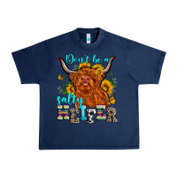 Navy don't be a salty heifer Urban Heavy Tee - Zillion Design Studio
