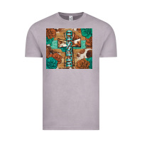 Vintage Zinc blessed cross Vintage Tee - BarkalooDesign