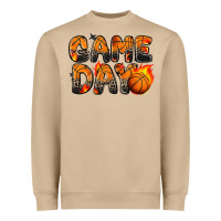 Mushroom game day basketball leopard Heavyweight Sweatshirt - Zillion Design Studio