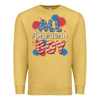 Antique Gold all american boy Premium Sweatshirt - MaliasSmallBusiness