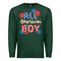 Sports Green all american boy Premium Sweatshirt - MaliasSmallBusiness