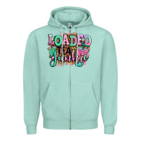 Seafoam loaded tea junkie Zipper Hoodie - Jasminsmagicworld