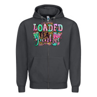 Smoke loaded tea junkie Zipper Hoodie - Jasminsmagicworld