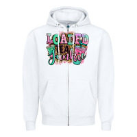 White loaded tea junkie Zipper Hoodie - Jasminsmagicworld