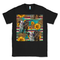 Black two cute heifers seamless pattern Classic Tee - HRA Design Shop