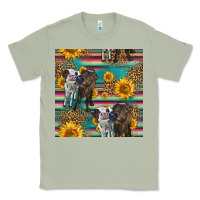 Matcha two cute heifers seamless pattern Classic Tee - HRA Design Shop