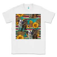 White two cute heifers seamless pattern Classic Tee - HRA Design Shop
