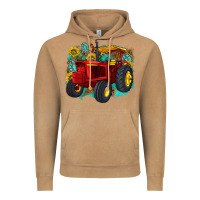 Vintage Camel western tractor Vintage Hoodie - texasbilliewilder