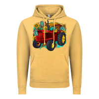 Western Tractor Vintage Hoodie | Teevron