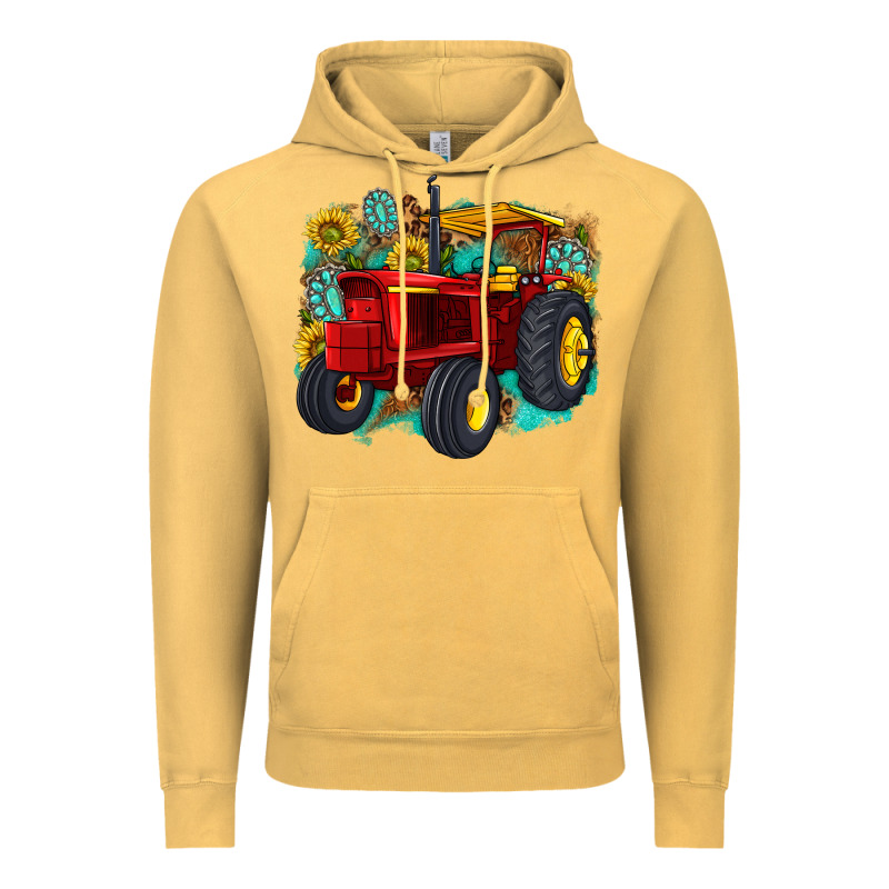Western Tractor Vintage Hoodie by texasbilliewilder | Teevron