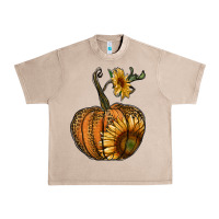French Oak pumpkin with sunflower Urban Heavy Tee - RanaPortraitStore