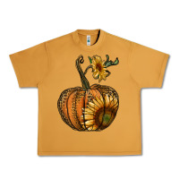Peanut Butter pumpkin with sunflower Urban Heavy Tee - RanaPortraitStore