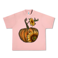 Salmon pumpkin with sunflower Urban Heavy Tee - RanaPortraitStore