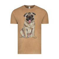 Vintage Camel pug Vintage Tee - RanaPortraitStore