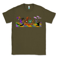 Army Green it's spooky season libbey glass Classic Tee - BundleAndBundleShop