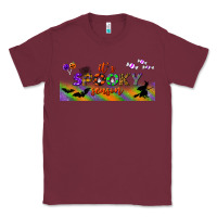 Burgundy it's spooky season libbey glass Classic Tee - BundleAndBundleShop