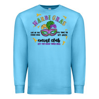 Ocean Blue mardi gras social club Premium Sweatshirt - MaliasSmallBusiness
