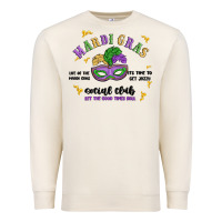 Sandshell mardi gras social club Premium Sweatshirt - MaliasSmallBusiness