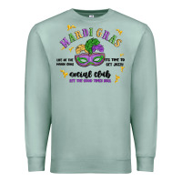 Seafoam mardi gras social club Premium Sweatshirt - MaliasSmallBusiness