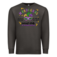 Smoke mardi gras social club Premium Sweatshirt - MaliasSmallBusiness