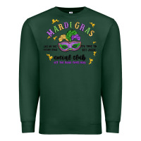 Sports Green mardi gras social club Premium Sweatshirt - MaliasSmallBusiness