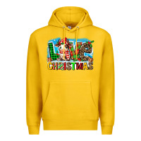 Lemon love christmas cow Premium Hoodie - MaliasSmallBusiness