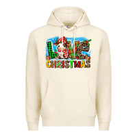 Tofu love christmas cow Premium Hoodie - MaliasSmallBusiness