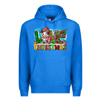 True Royal love christmas cow Premium Hoodie - MaliasSmallBusiness