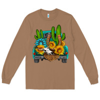 Toasted Coconut western truck Horseshoe Long Sleeve Tee - HRA Design Shop