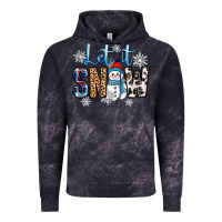 Cloud Black let it snow Vintage Hoodie - Zillion Design Studio