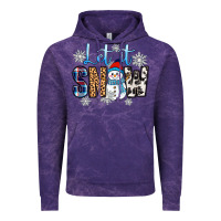 Cloud Purple let it snow Vintage Hoodie - Zillion Design Studio