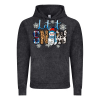 Vintage Black let it snow Vintage Hoodie - Zillion Design Studio