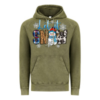 Vintage Olive let it snow Vintage Hoodie - Zillion Design Studio